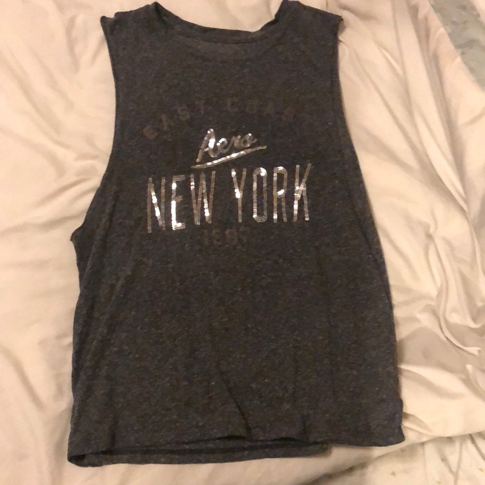 Gray tank top
